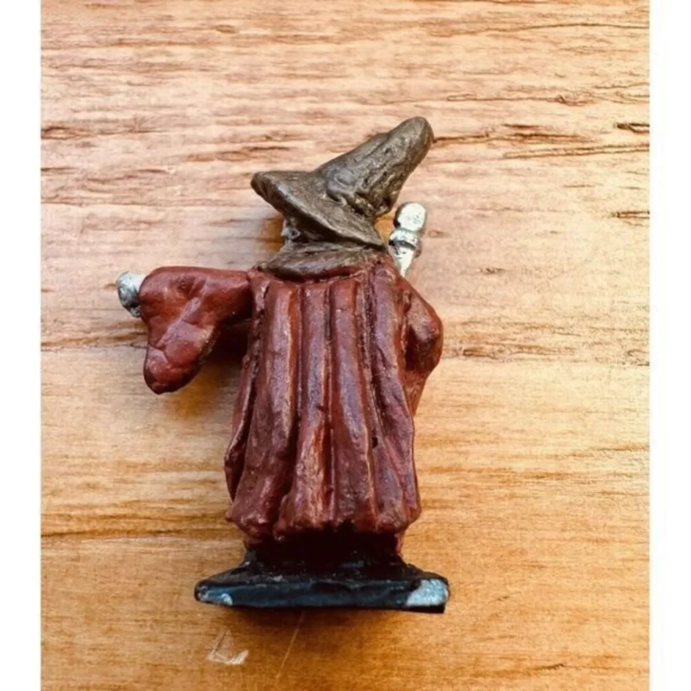 Wizard Merlin Sorcerer Armor Class 2 Miniature‎ Fantasy AD&D Hand Painted 1970's